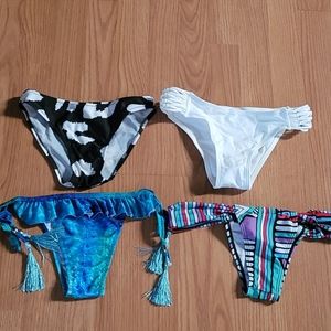 3 Size XS Bikini Bottoms